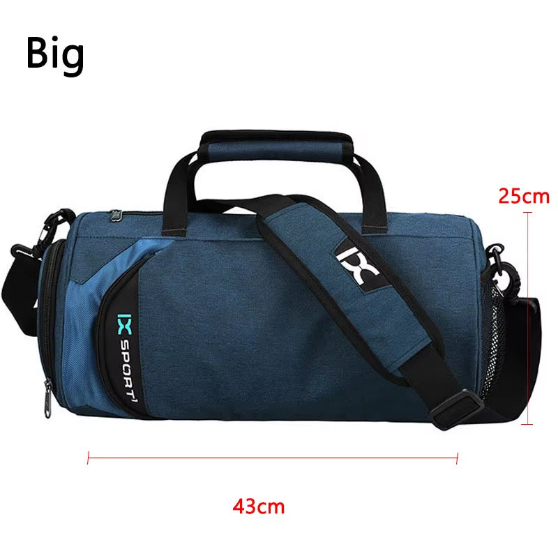 Travel Bag for Men Large Gym Fitness Bag Wet Dry Training Shoes Shoulder Handbags Multifunction Work Out Portable Luggage Duffel