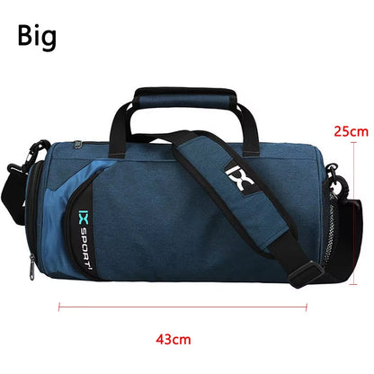 Travel Bag for Men Large Gym Fitness Bag Wet Dry Training Shoes Shoulder Handbags Multifunction Work Out Portable Luggage Duffel